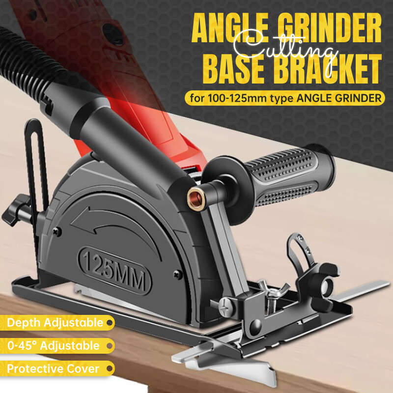 Hand Angle Grinder Converter To Cutter 40mm Depth Adjustable Grinder Bracket To
