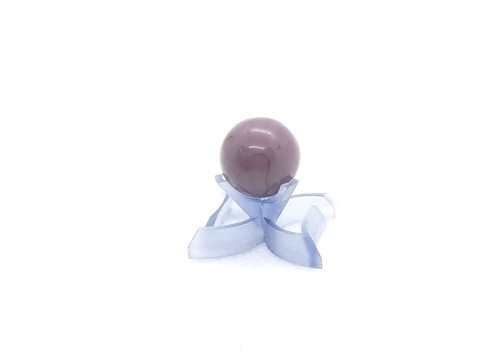 Vintage Rare Marble Lavender M.F. Christensen Opaque Inverted '9' .547" (11/16") - Picture 6 of 10