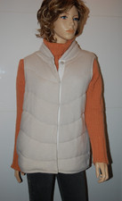 NICE CONNECTION schöne Wolle/Kaschmir Strick Weste leicht gepolstert  in gr. 38
