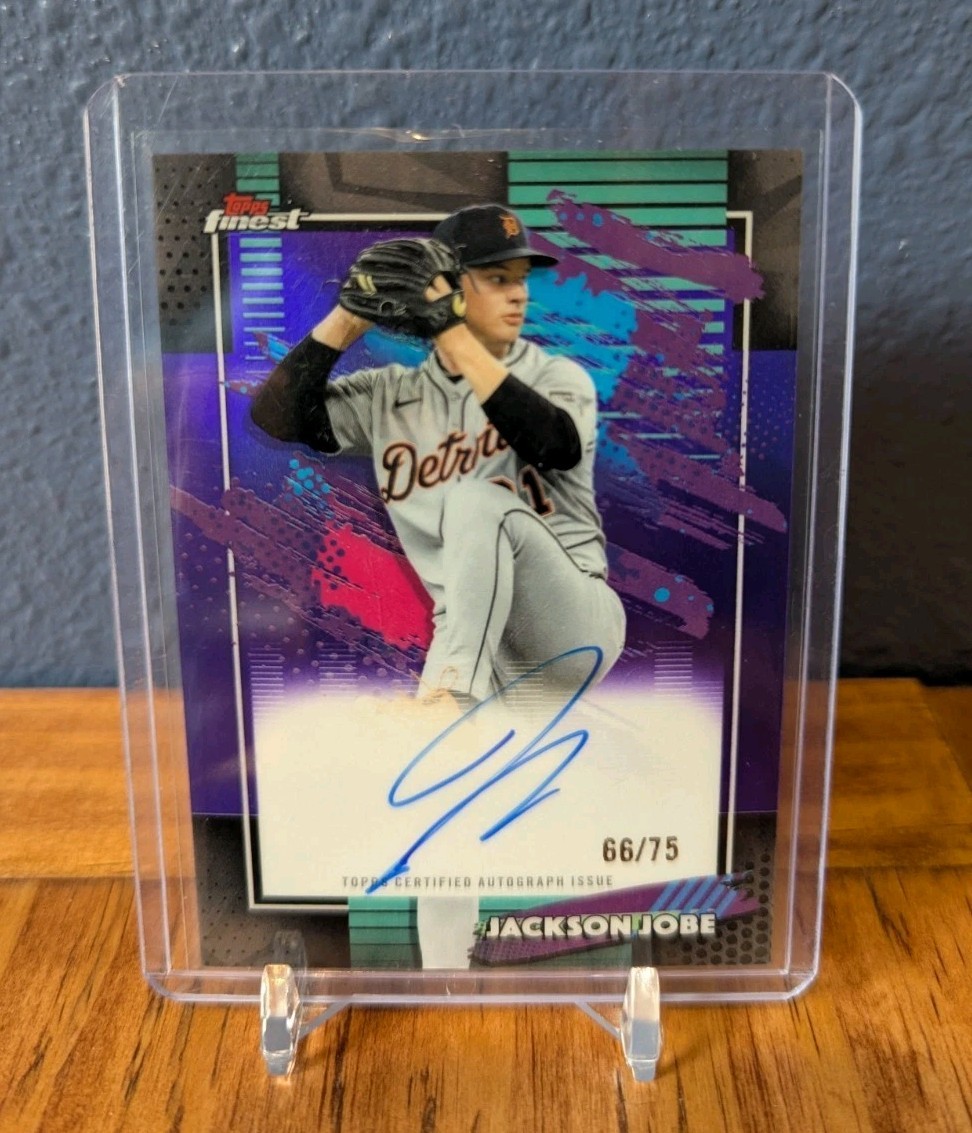 2026Topps Finest Jackson Jobe Finest Autographs Purple Refractor Auto /75 FA-JJO