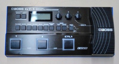 BOSS GT-1 Guitar Multi-Effects Processor with COSM Amps & Looper Ship From Japan