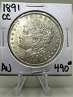 1891 AU CC-CARSON CITY MORGAN DOLLAR