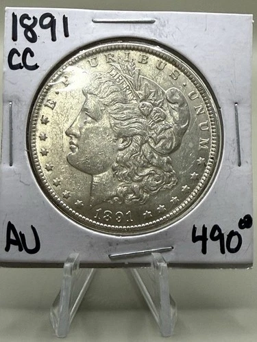 1891 AU CC-CARSON CITY MORGAN DOLLAR