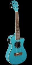 Amahi Acoustic Electric Concert Ukulele with Gig Bag UK205TEQLB Minty
