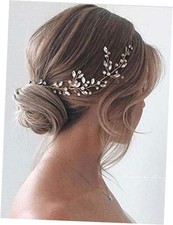 Bride Wedding Crystal Hair Vine Rhinestone Hair Piece Bridal Hair Silver