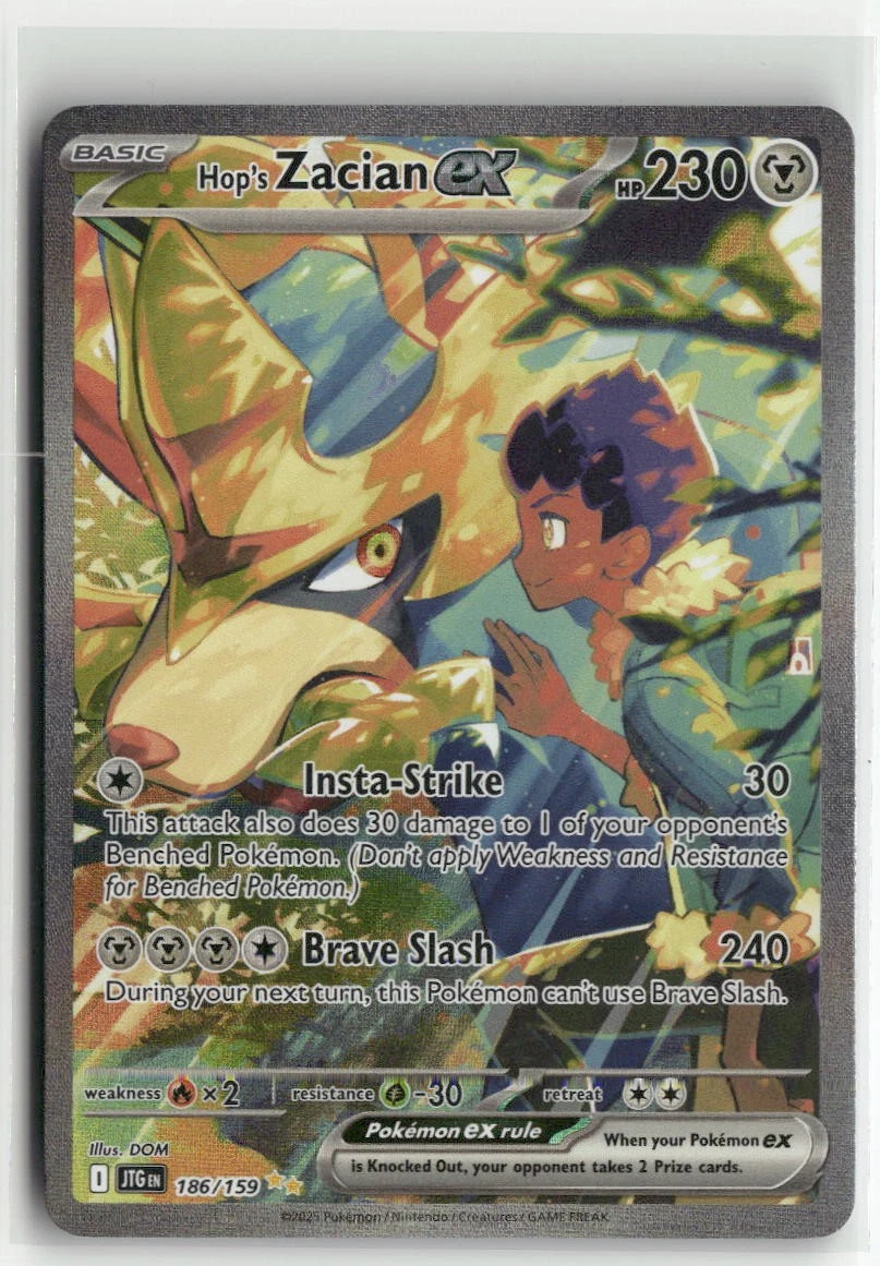 Hop's Zacian Ex 186/159 Sv09: Journey Together for sale | eBay