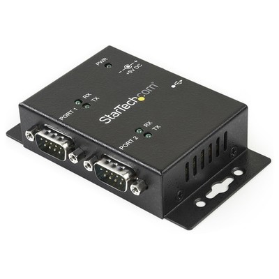 StarTech 2 Port USB auf Seriell RS232 Adapter - USB / DB9 Hub 2x DB9 Stecker 1x