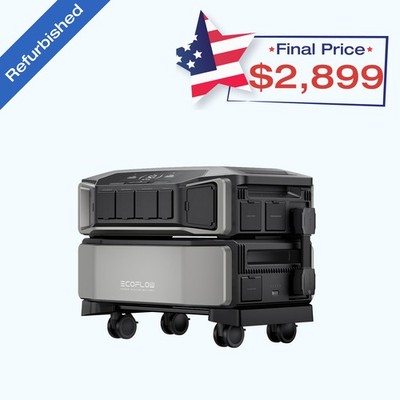 EcoFlow DELTA Pro Ultra 6kWh Power Station LiFePO4 Battery Certified Refurbished
