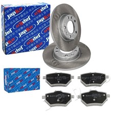 JAPKO BREMSSCHEIBEN + BELÄGE HINTEN passend für OPEL ASTRA L GRANDLAND COMBO E
