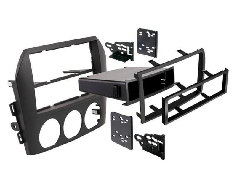 Kit support autoradio Mazda MX5 05-08 façade adaptateur noir