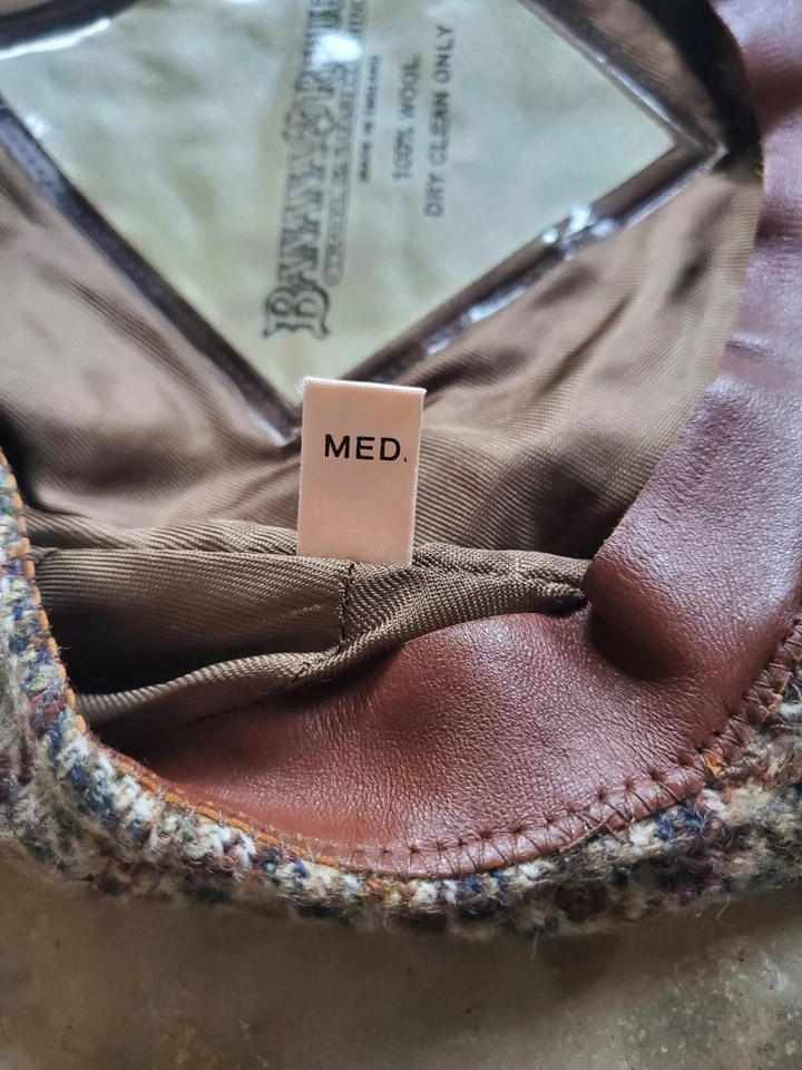 Lote De Colección Gorras Planas Newsboy Banana Republic John Partridge Barbour Weyrer Lana Foto 4 de 4