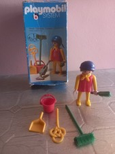 Playmobil Dame Femme de ménage Klicky 1 Boîte Vintage System Ancien 3315