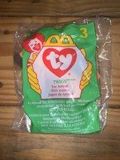 1998 McDonald  s Happy Meal Ty Teenie Beanie Babies 3 Twigs The Giraffe Sealed