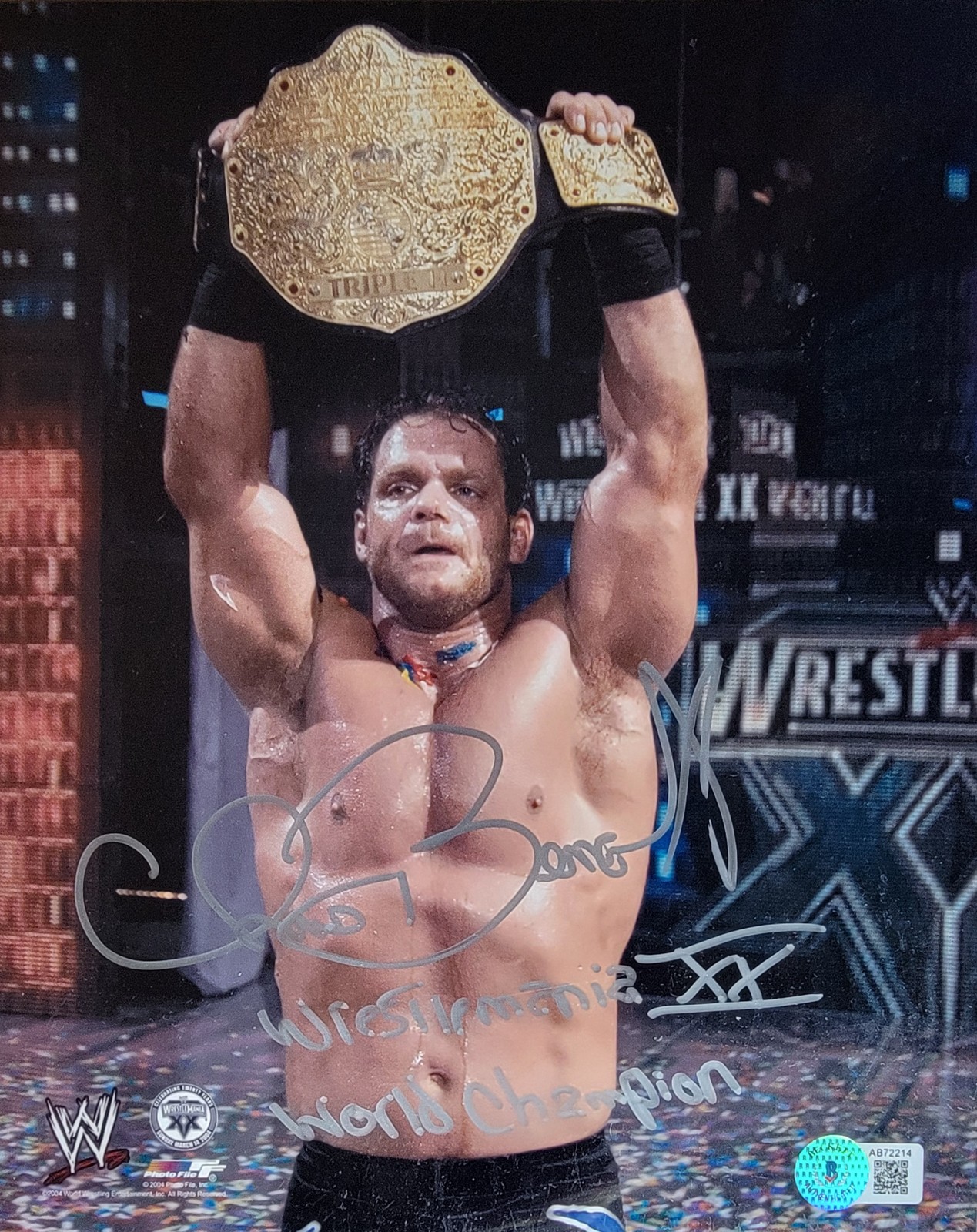 Chris Benoit Autographed / Signed Guaranteed-Authentic Memorabilia