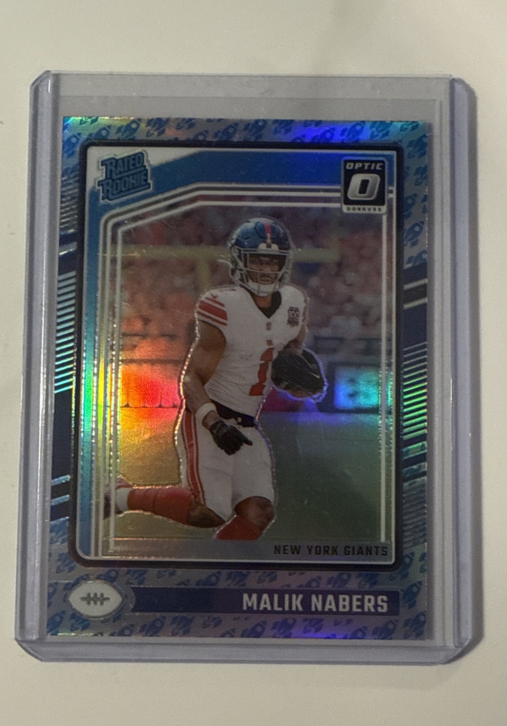 2024 Panini Donruss Optic - Rated Rookie Malik Nabers #271 Rocket Prizm (RC)