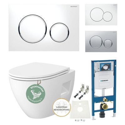 Geberit Sigma Spülkasten Vento WC spülrandlos Drückerplatte Komplettset