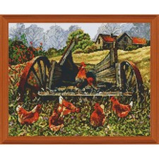PixelHobby Old Wagons Never Die Kit  Frame Mosaic Art Kit