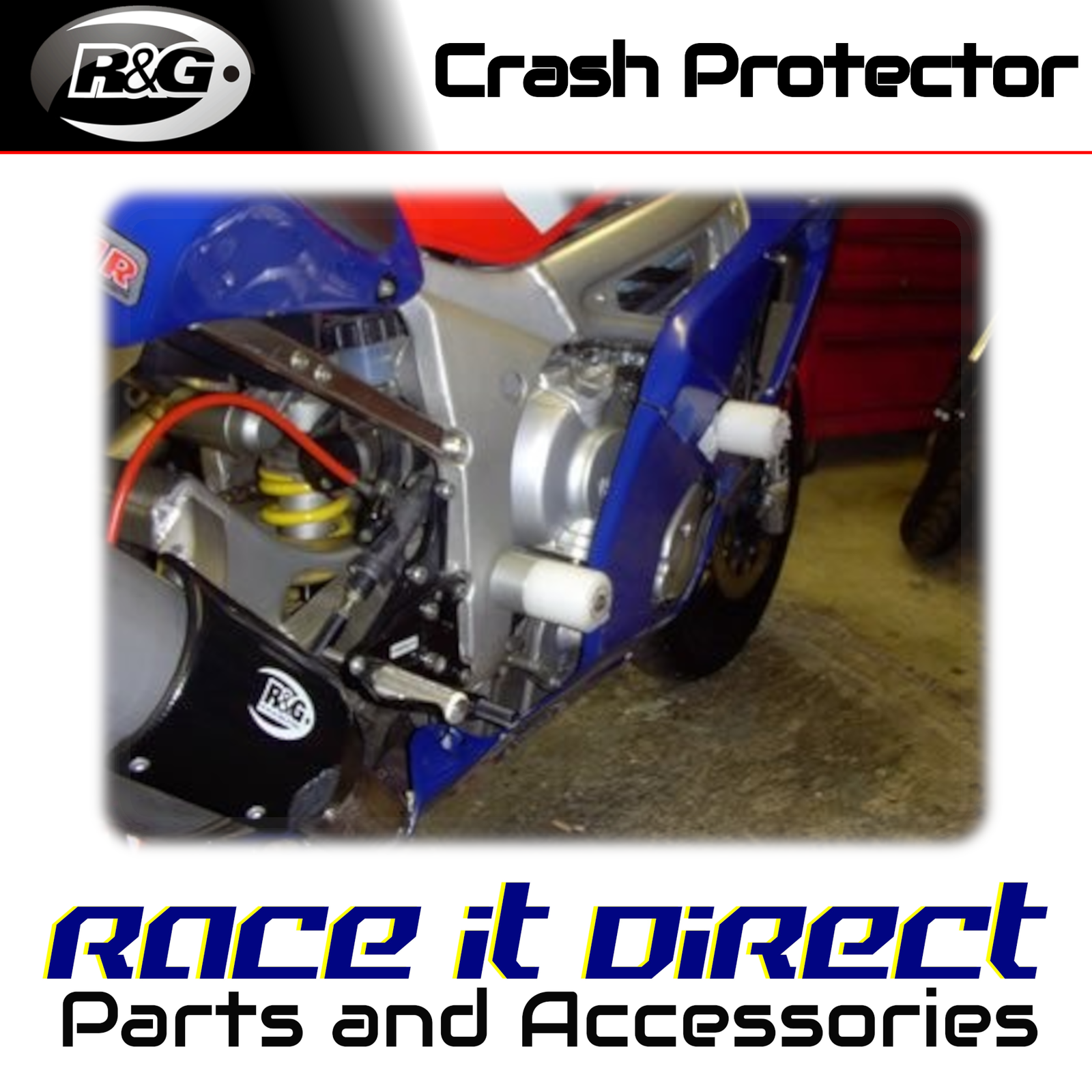 Crash Protectors for Yamaha YZF-R6 1999-2002 R&G