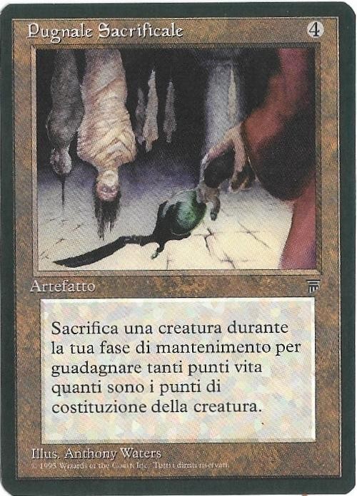 Magic Mtg Italian Legends Life Chisel