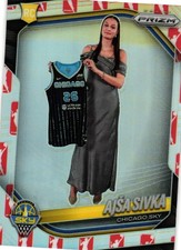 2025 Panini Prizm WNBA #85 Ajsa Sivka WNBA Logo Prizms-RC