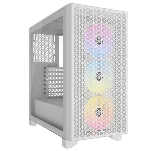 Corsair CC-9011256-WW computer case Midi Tower Bianco (CORSAIR 3000D RGB AIRFLOW - Immagine 3