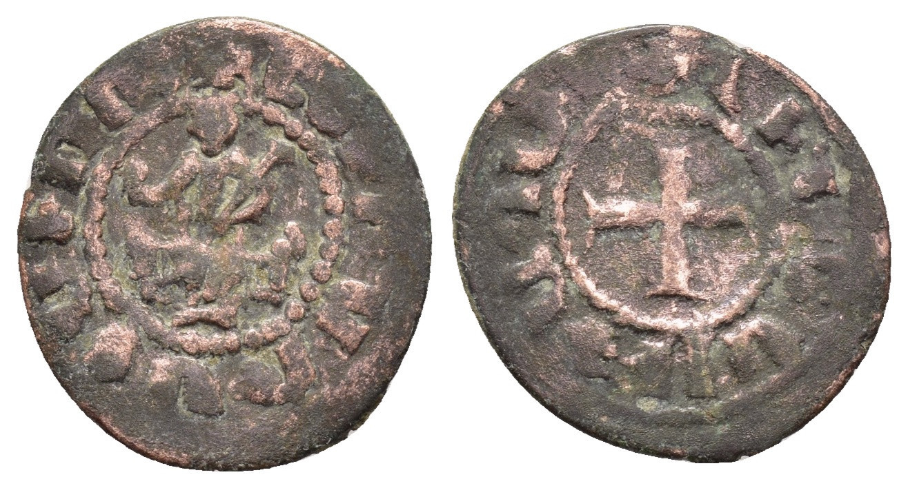 Medieval Armenian Bronze Pogh - Sis Cilician Armenia 1320-1342 AD - Levon IV
