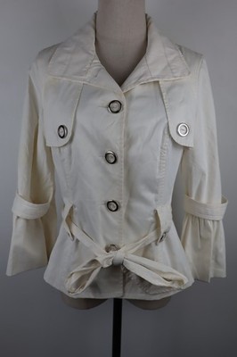 ROCCOBAROCCO DAMEN BLAZER JACKE Gr. 42 WOMAN VINTAGE JACKET CASUAL BAUMWOLLE COTTON