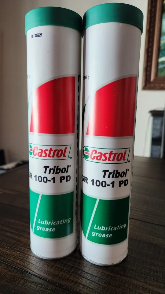 2PCS Castrol Tribol GR 100-1 PD Grease - High Performance NLGI 1 - 14oz Tubes - Image 2 of 2