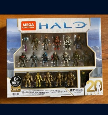 Mega Construx Pro Builders Halo 20th Anniversary Character Pack 20 Characters