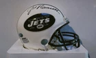 Joe Namath New York Jets Autographed Football Mini Riddell Helmet  GTSMAuthentic