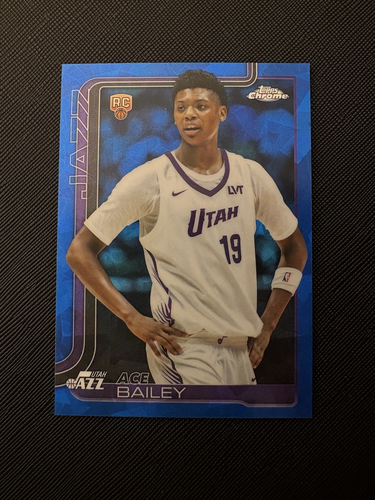 Topps Chrome Sapphire Ace Bailey #255 Utah Jazz Rookie 2025-26