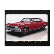 Legendary 1966 Chevrolet Chevelle SS Muscle Car Puzzle 120 pcs - Iconic