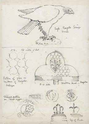 Claude Pemberton Leach - Pencil Drawing - Studies At Bargello Florence Italy
