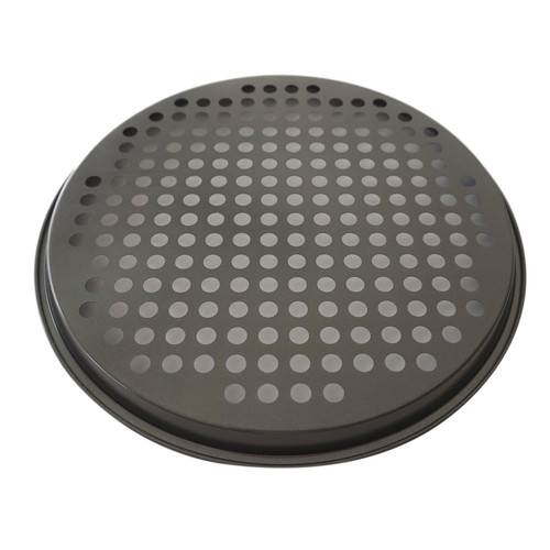 11Inch Pizza Pans with Holes Nonstick Round Trays for Toaster Oven Carbon Steel - Picture 6 of 6