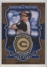 2004 Upper Deck Etchings Baseball Etching Bats Blue Sean Casey #BE-SC 1o3