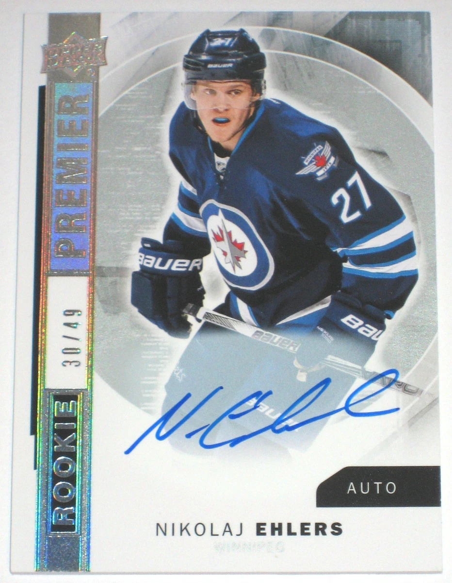 Nikolaj Ehlers Ice Hockey Sports Autographed Trading Cards for