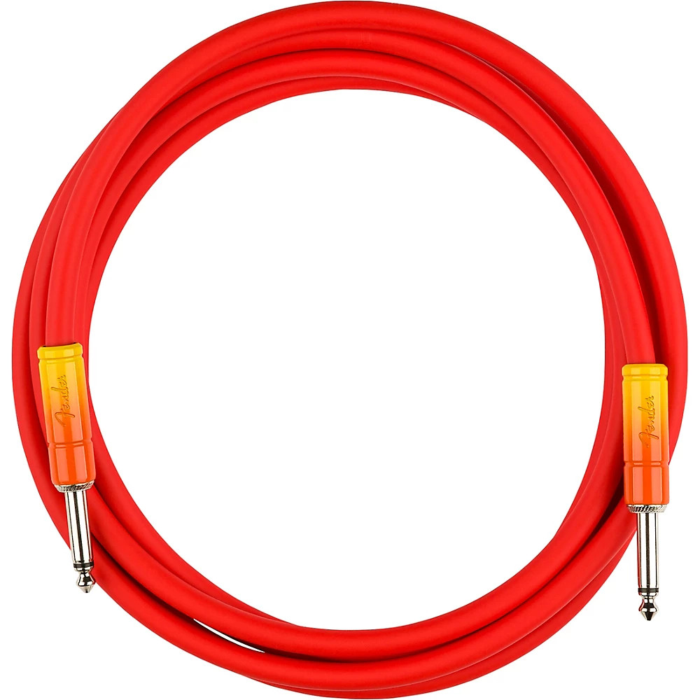 Fender Ombre Straight to Straight Instrument Cable 10 ft Tequila Sunrise 4290₽