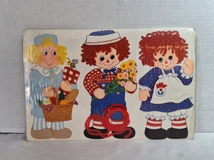 Vintage Hallmark Raggedy Ann & Andy Hexagon Mobile 1974 - NEW Sealed