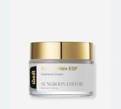 Sungboon Editor (SBEDT) Silk Peptide EGF Intensive Cream 50ml/1.69floz NIB
