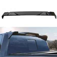 FOR 2015-20 FORD F-150 R STYLE GLOSSY BLACK REAR TRUCK TOP CAB ROOF SPOILER */L
