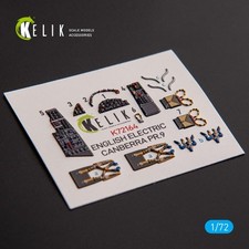 English Electric Canberra PR,9 interior 3D Decals (for Airfix model) 1:72 K72164