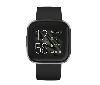 Fitbit Versa 2 Fitness Smart Watch Activity Tracker FB507 Black | eBay