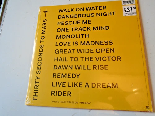 THIRTY SECONDS TO MARS America new mint sealed vinyl LP  2018
