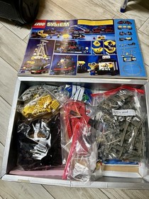 Lego 4565 Freight and Crane Railway Train 9V Complete Instruction Box