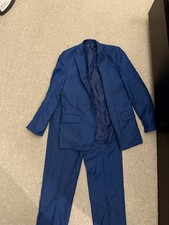 Boccaccio Uomo Men  s Navy Blue Suit, Size 18