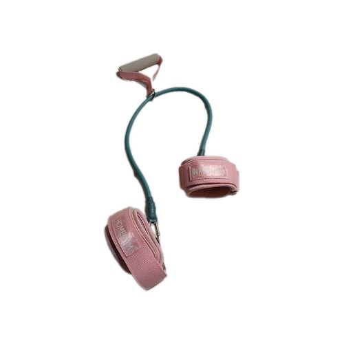 HomeGym Teal Pink Resistance Body Toner Set with Adjustable Straps