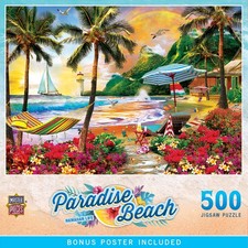 MasterPieces - Paradise Beach - Hawaiian Life 500 Piece Jigsaw Puzzle