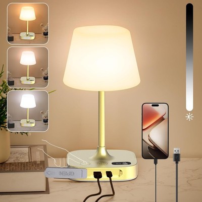 Wiederaufladbare Tischlampe Mit USB-/Typ-C-Ladeanschlüssen 8000 Mah IP55