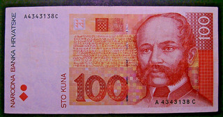 1183) Kroatien Hrvatska ★★★ 100 Kuna 1993 ★★★