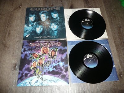 Europe - The Final Countdown + Out of this World Record Vinyl LP Lot